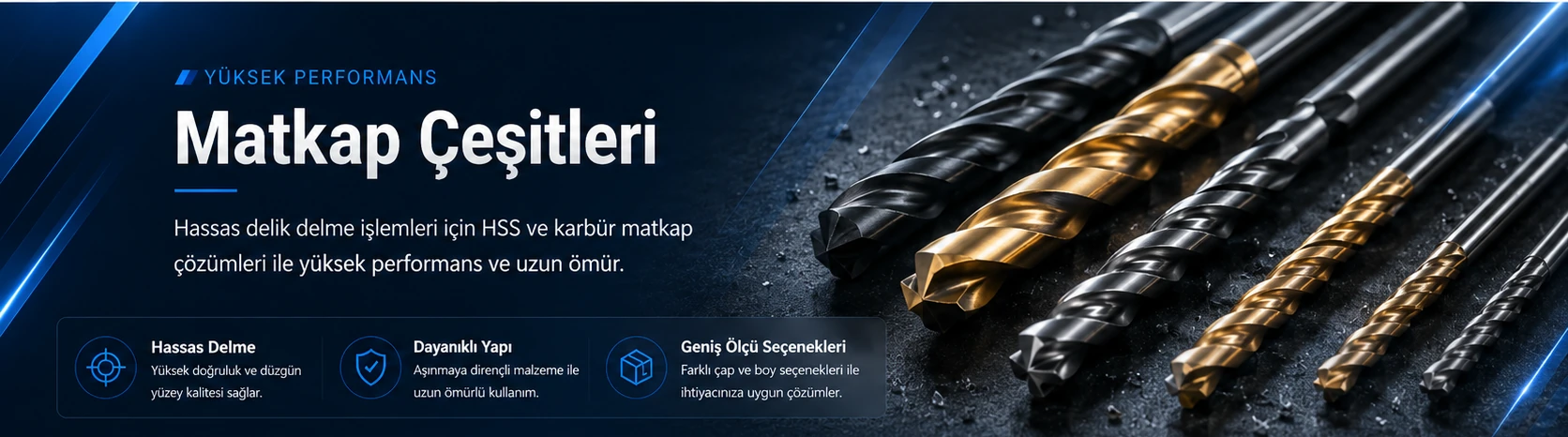 Matkap çeşitleri kategori görseli